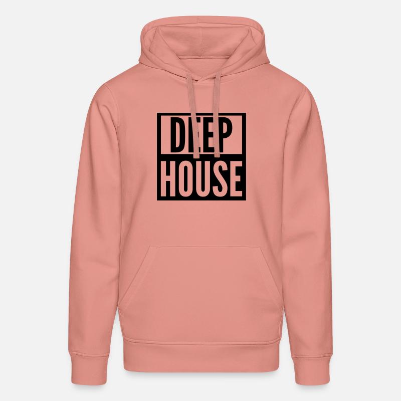 deep house - Sweat à capuche bio DRUMMER Stanley/Stella Unisexe - rose poudré