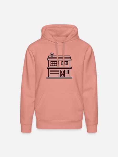 Maison Propriété - Sweat à capuche bio DRUMMER Stanley/Stella Unisexe - rose poudré