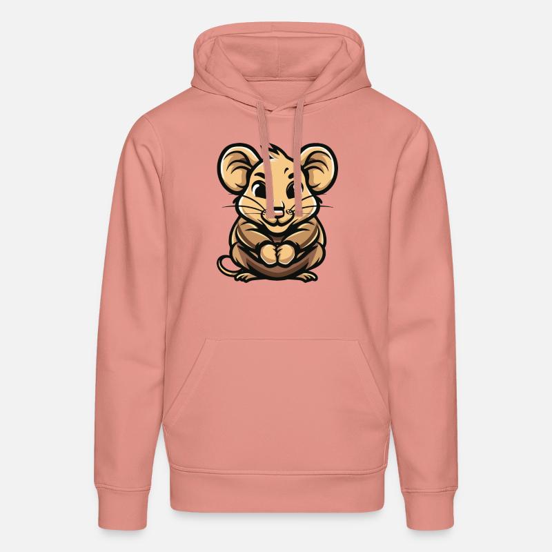 Maus Comic - Stanley/Stella Unisex Bio-Hoodie DRUMMER  - Altrosa