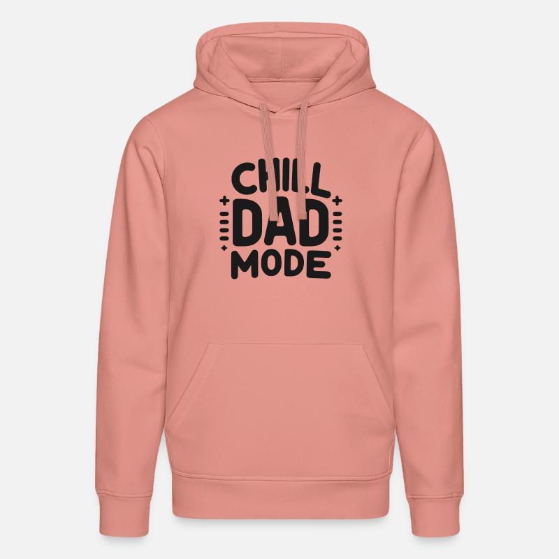 Chill Dad Mode - Sweat à capuche bio DRUMMER Stanley/Stella Unisexe - rose poudré