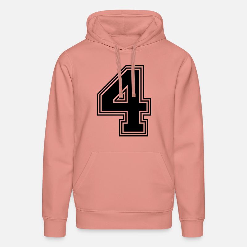 4_numéro_4_(s31) - Sweat à capuche bio DRUMMER Stanley/Stella Unisexe - rose poudré