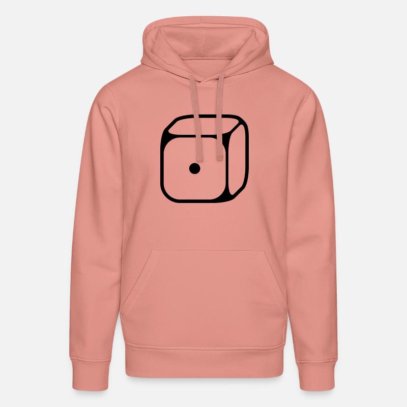 1 cubes (un / 1C) - Sweat à capuche bio DRUMMER Stanley/Stella Unisexe - rose poudré