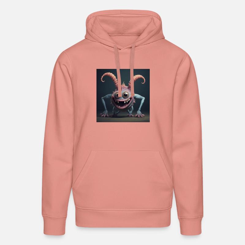 Créature joyeuse - Sweat à capuche bio DRUMMER Stanley/Stella Unisexe - rose poudré