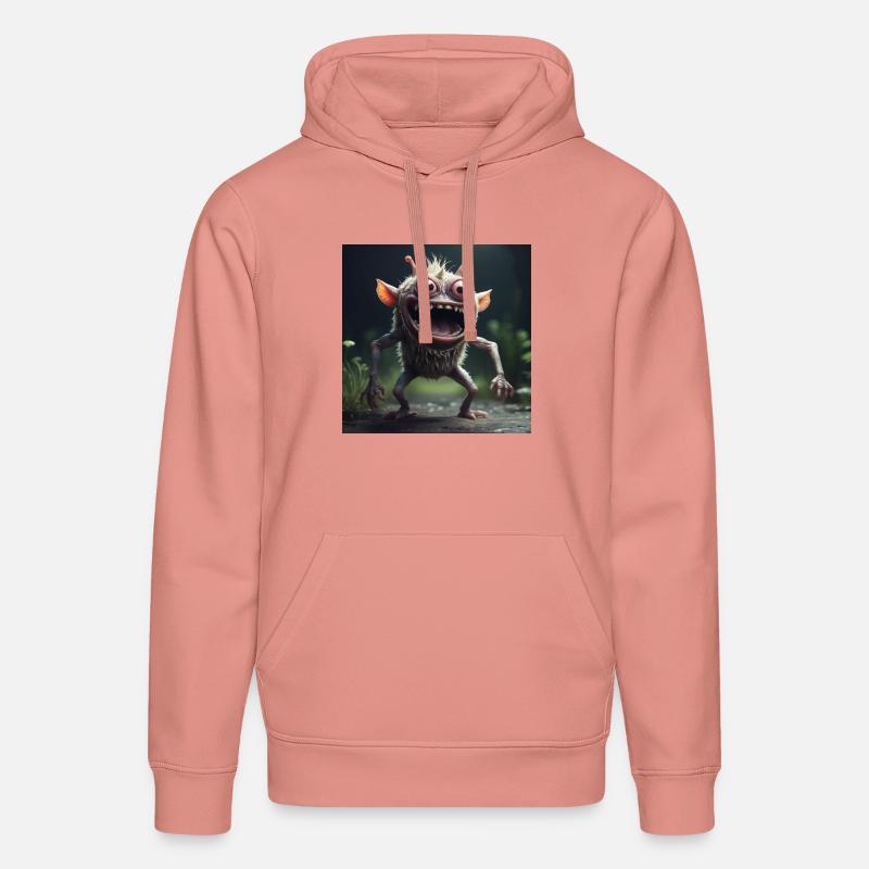 Créature joyeuse - Sweat à capuche bio DRUMMER Stanley/Stella Unisexe - rose poudré