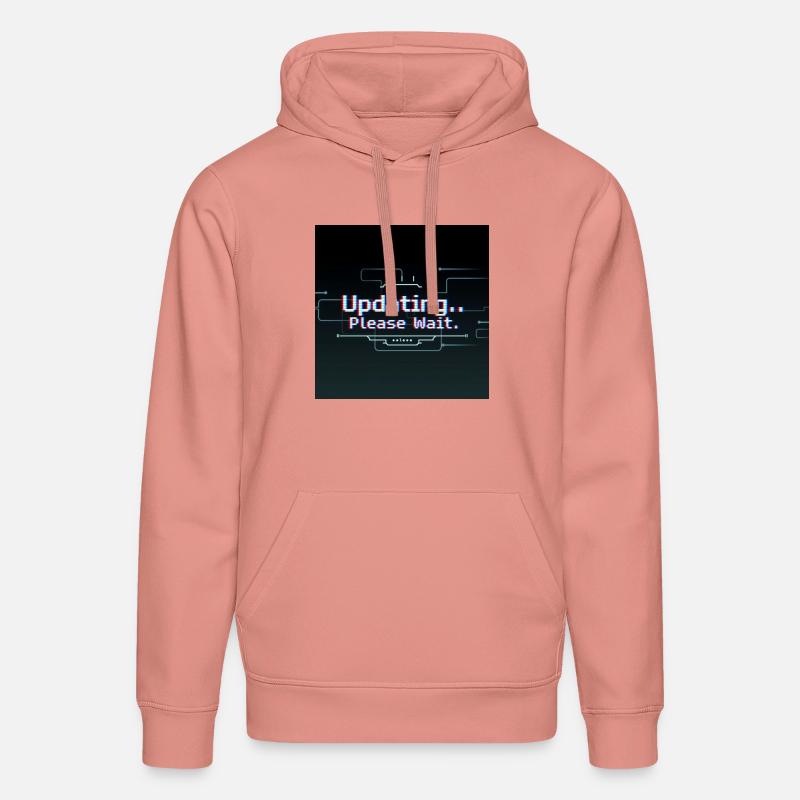 Glitch Update Loading Screen - Stanley/Stella DRUMMER Unisex Organic Hoodie - canyon pink