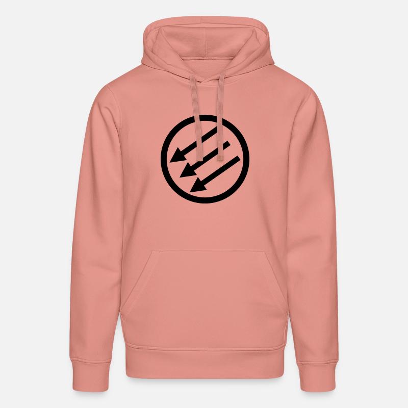 Järnfronten / Eiserne Front / Iron Front - Stanley/Stella DRUMMER Unisex Organic Hoodie - canyon pink