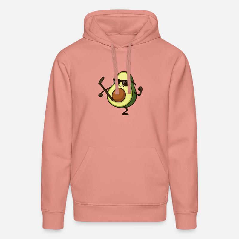 Karaté Avocat - Sweat à capuche bio DRUMMER Stanley/Stella Unisexe - rose poudré