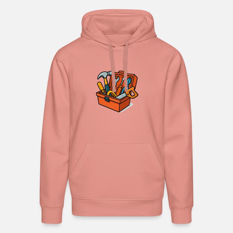 toolbox - Sweat à capuche bio DRUMMER Stanley/Stella Unisexe - rose poudré