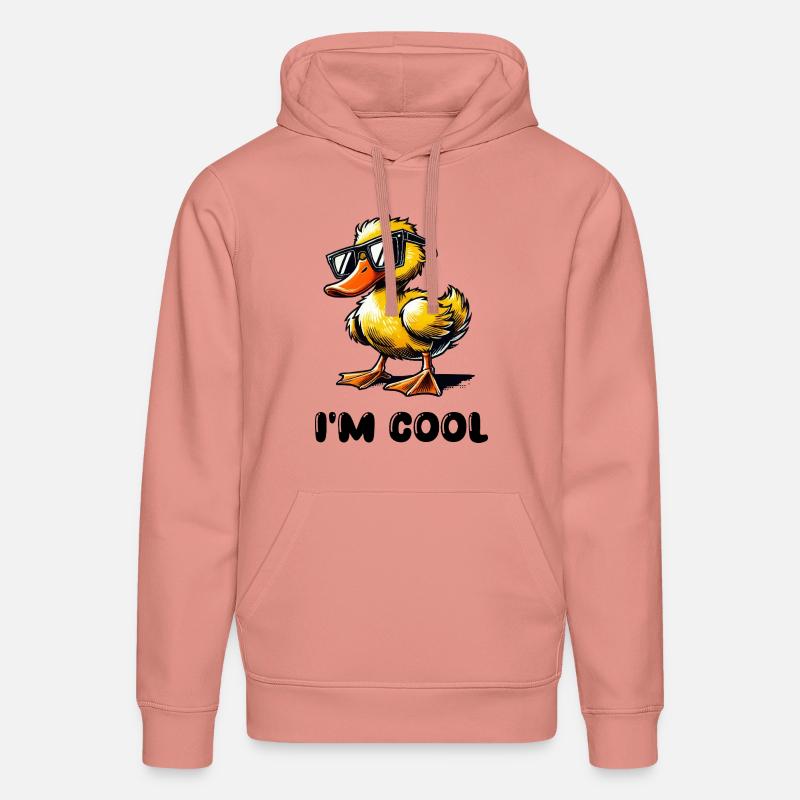 duck comic cool - Stanley/Stella Unisex Bio-Hoodie DRUMMER - Altrosa