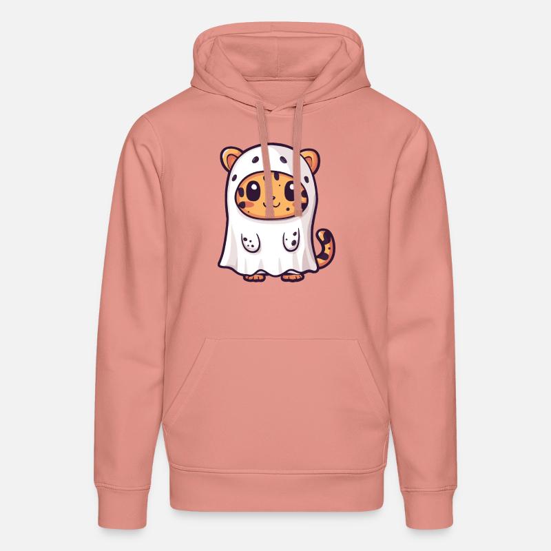 Leopard Halloween Comic Geist - Stanley/Stella Unisex Bio-Hoodie DRUMMER  - Altrosa