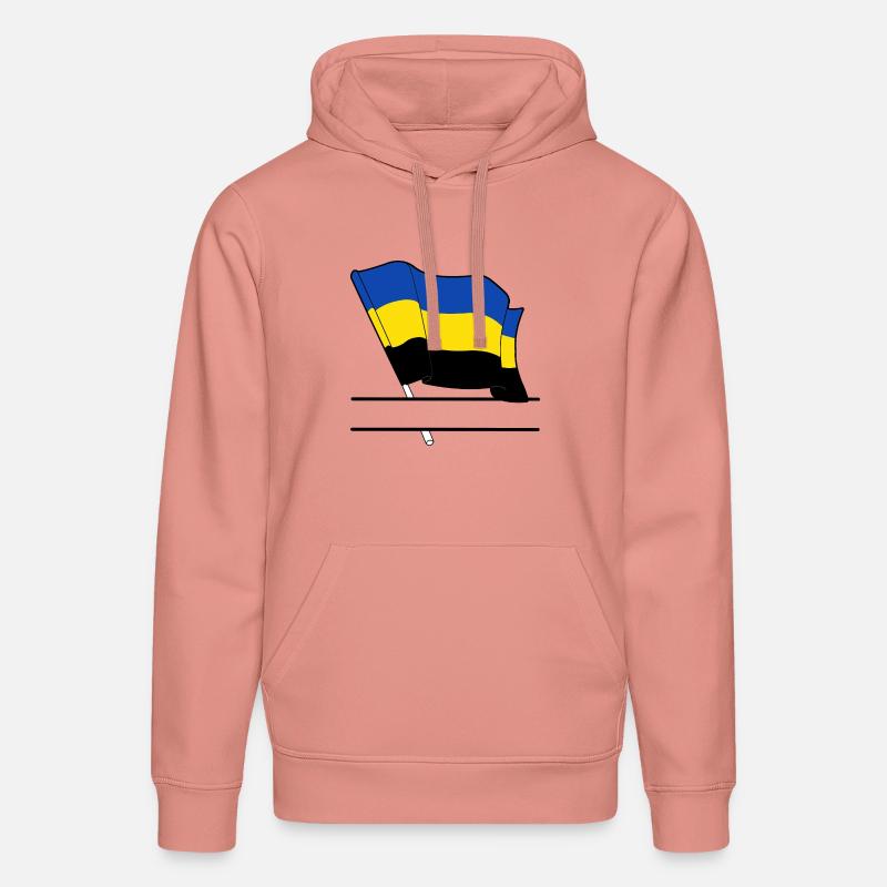 Drapeau Canton de Gueldre - Sweat à capuche bio DRUMMER Stanley/Stella Unisexe - rose poudré