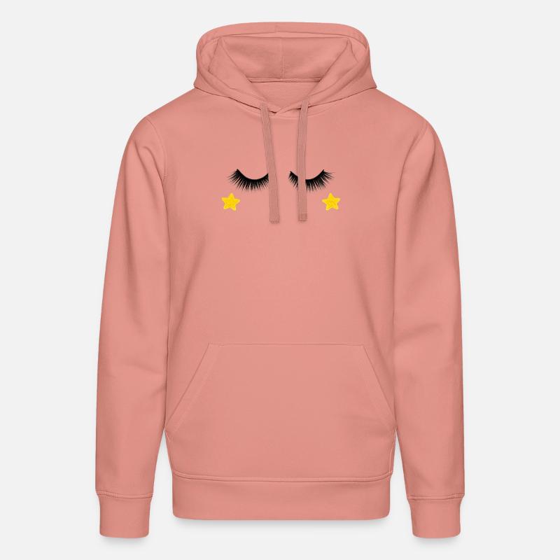 Conception des cils - Sweat à capuche bio DRUMMER Stanley/Stella Unisexe - rose poudré