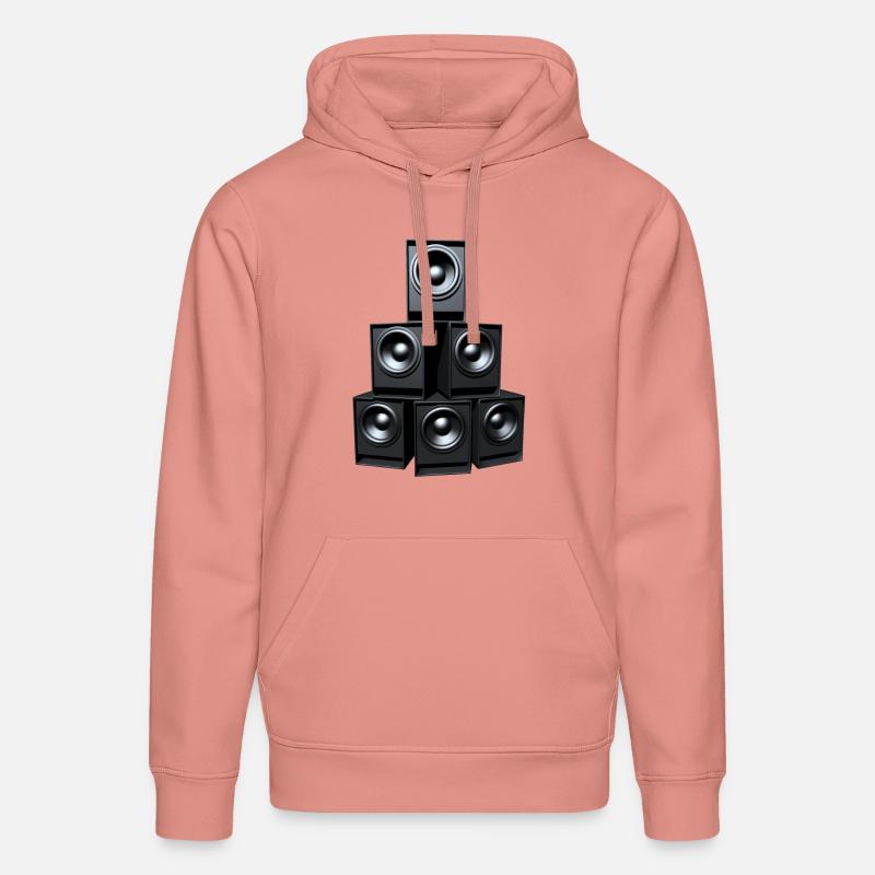 Basse Pyramide - Sweat à capuche bio DRUMMER Stanley/Stella Unisexe - rose poudré