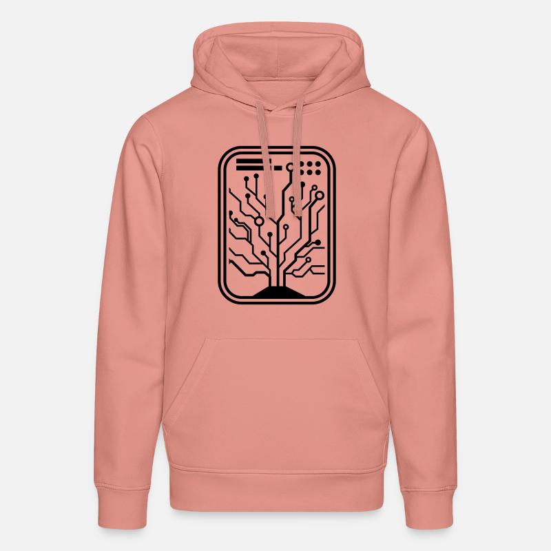 Micro-puce - Sweat à capuche bio DRUMMER Stanley/Stella Unisexe - rose poudré