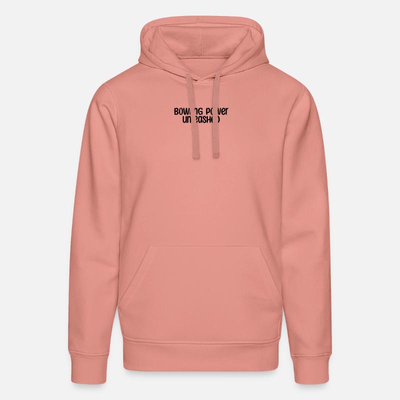 Bowling - Bowling power unleashed - Stanley/Stella Unisex Bio-Hoodie DRUMMER  - Altrosa
