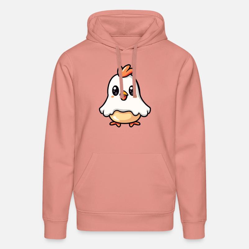Huhn Halloween Comic Geist - Stanley/Stella Unisex Bio-Hoodie DRUMMER  - Altrosa