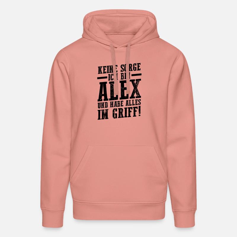 Alexander Alexandra Alexa Alex - Sweat à capuche bio DRUMMER Stanley/Stella Unisexe - rose poudré