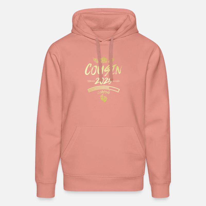 Cousin 2025 Loading Spruch - Stanley/Stella Unisex Bio-Hoodie DRUMMER  - Altrosa