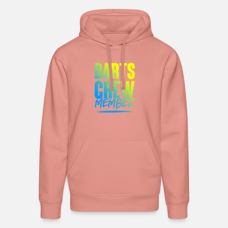 Équipe de fléchettes - Sweat à capuche bio DRUMMER Stanley/Stella Unisexe - rose poudré
