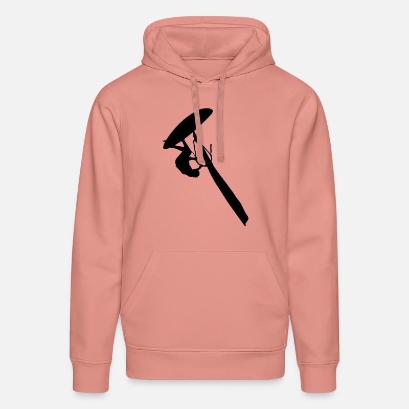 Windsurfer 2 (Vector) - Sweat à capuche bio DRUMMER Stanley/Stella Unisexe - rose poudré