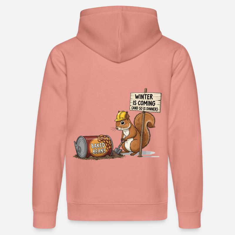 Cooles Eichhörnchen - Stanley/Stella Unisex Bio-Hoodie DRUMMER  - Altrosa