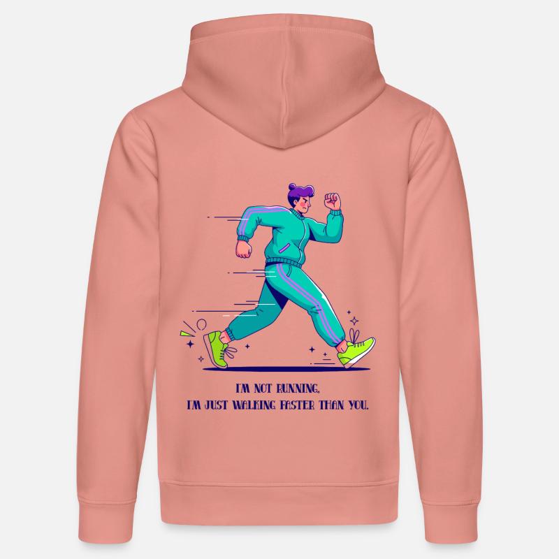 Marcheur rapide - Sweat à capuche bio DRUMMER Stanley/Stella Unisexe - rose poudré