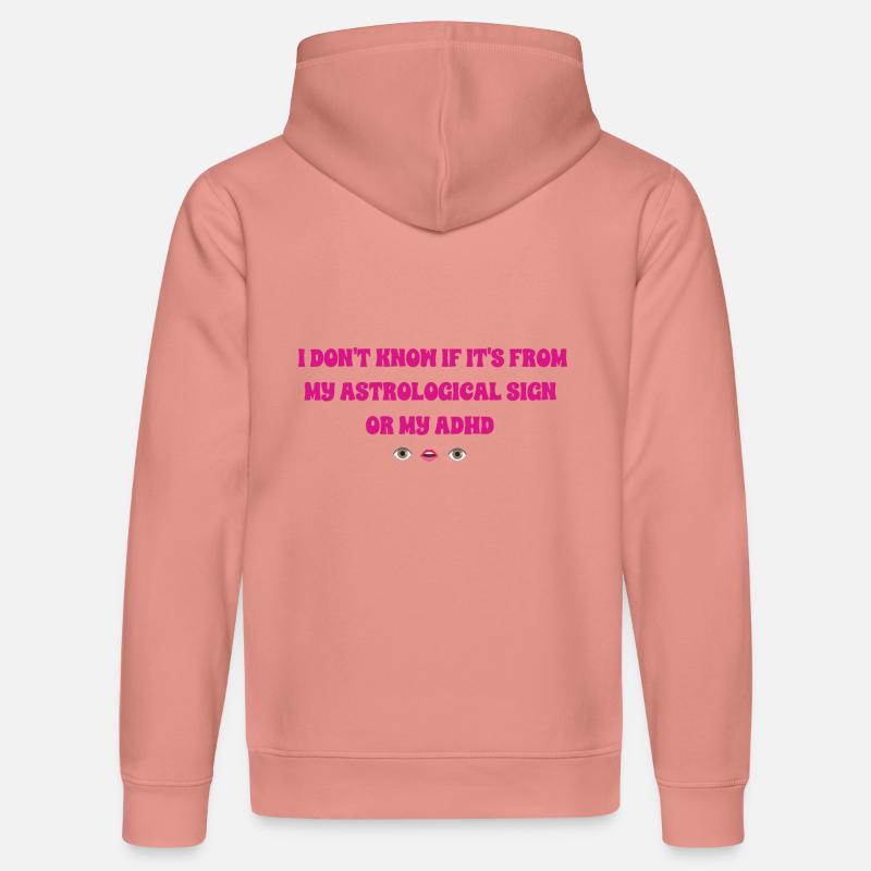Astro ADHS mädchenhaft - Stanley/Stella Unisex Bio-Hoodie DRUMMER  - Altrosa