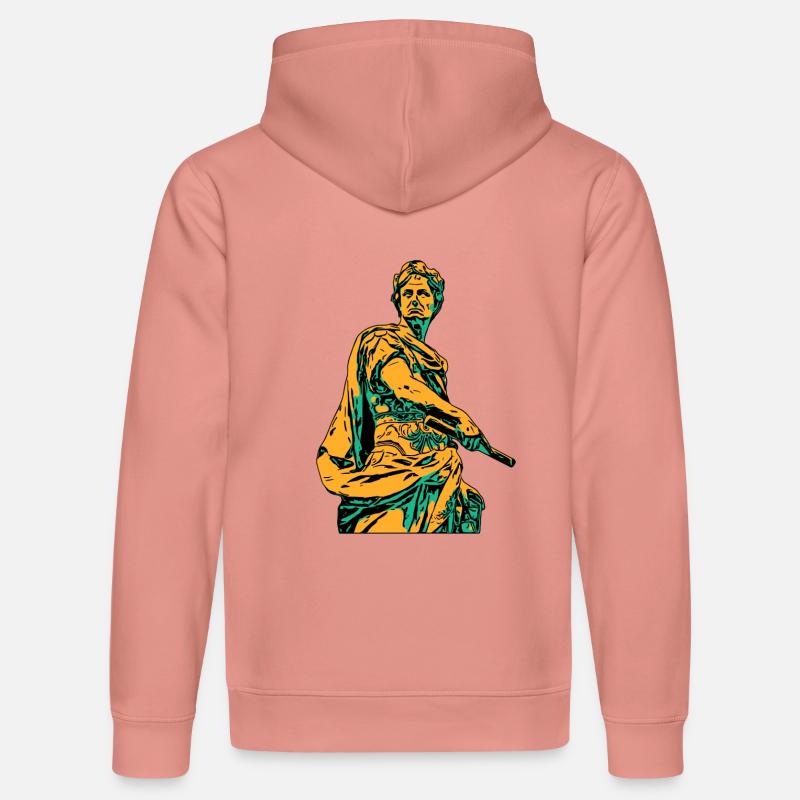 Julius Cäsar - Stanley/Stella Unisex Bio-Hoodie DRUMMER  - Altrosa