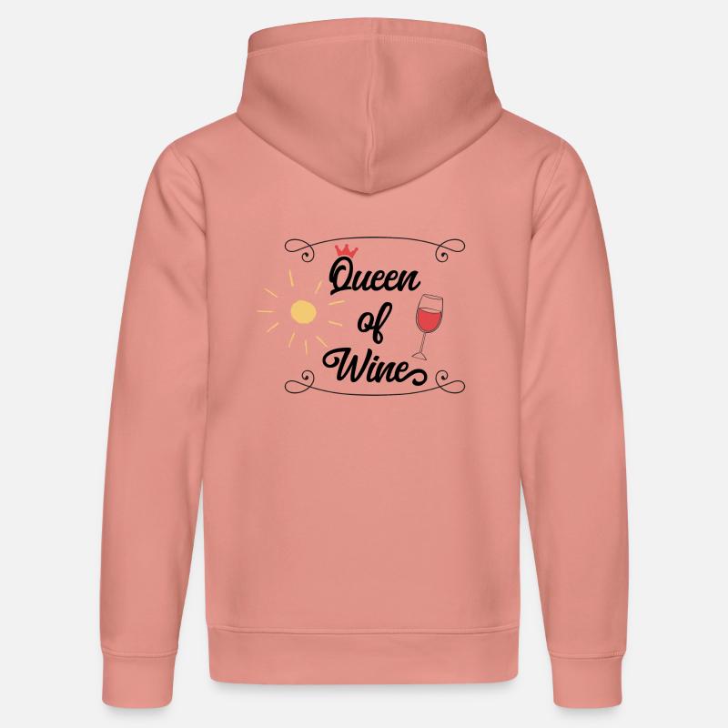 le vin - Sweat à capuche bio DRUMMER Stanley/Stella Unisexe - rose poudré