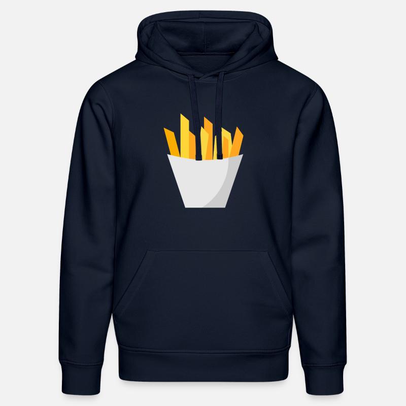 Frites - Sweat à capuche bio DRUMMER Stanley/Stella Unisexe - bleu marine