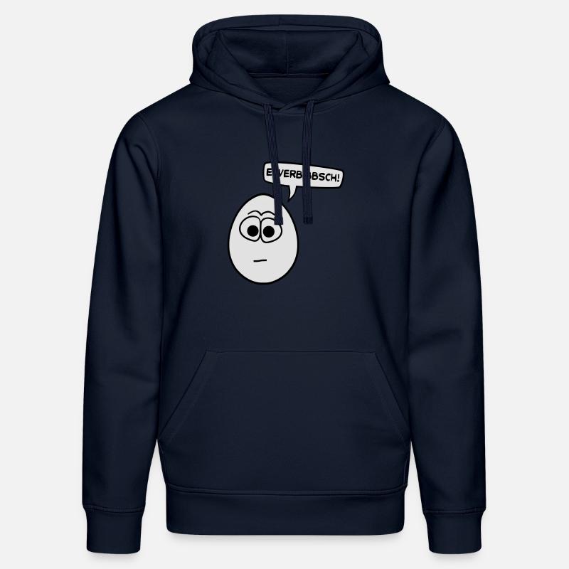 verbibbsch Egg - thEggs - Sweat à capuche bio DRUMMER Stanley/Stella Unisexe - bleu marine