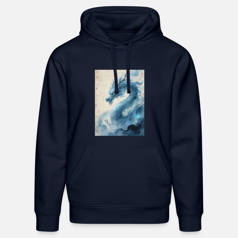 Der Erste Wind: Blauer Drache – Wiederbelebung - Stanley/Stella Unisex Bio-Hoodie DRUMMER  - French Navy