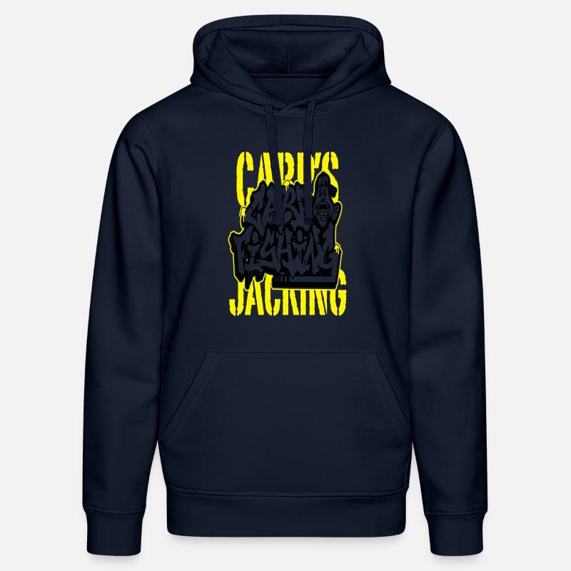 Carp's graff "CARP'S JACKING" - Sweat à capuche bio DRUMMER Stanley/Stella Unisexe - bleu marine