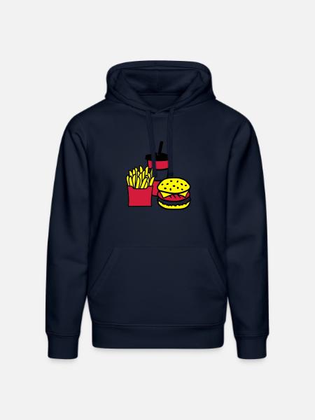 Fast food - Stanley/Stella Unisex Bio-Hoodie DRUMMER - French Navy