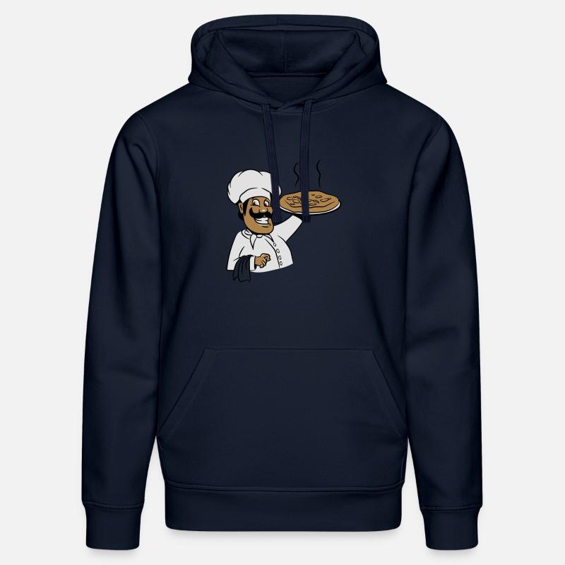 cuire la pizza de cuisson - Sweat à capuche bio DRUMMER Stanley/Stella Unisexe - bleu marine