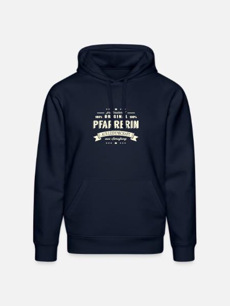 Pfarrerin aus Leidenschaft - Stanley/Stella Unisex Bio-Hoodie DRUMMER  - French Navy