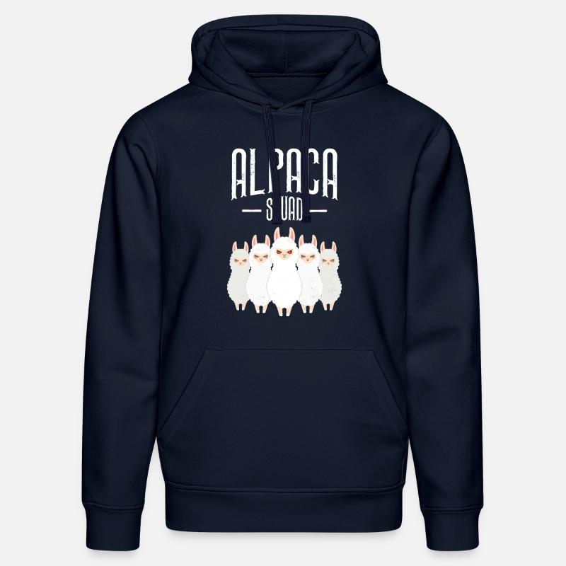 Alpaca Squad - Sweat à capuche bio DRUMMER Stanley/Stella Unisexe - bleu marine