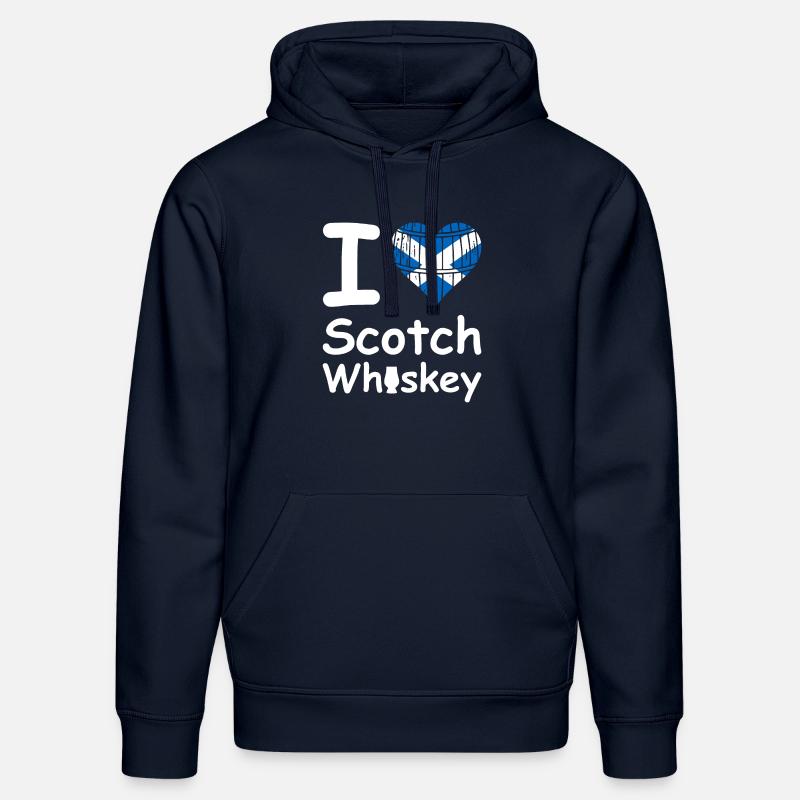 L’amour du whisky - Sweat à capuche bio DRUMMER Stanley/Stella Unisexe - bleu marine