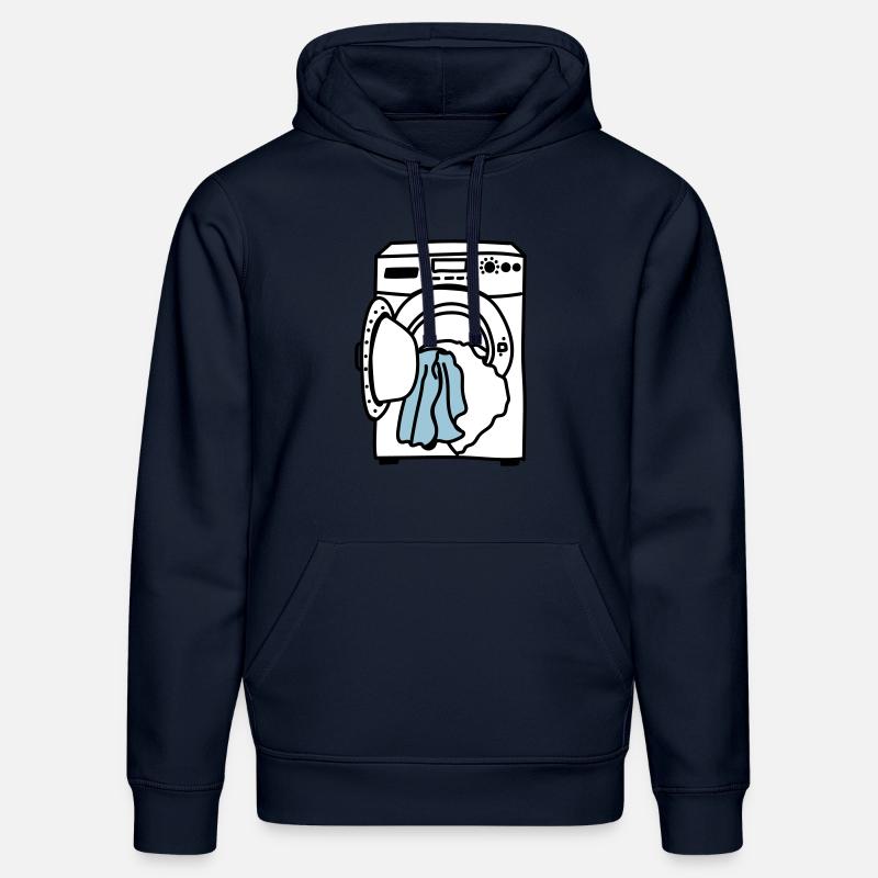 Lave linge - Sweat à capuche bio DRUMMER Stanley/Stella Unisexe - bleu marine