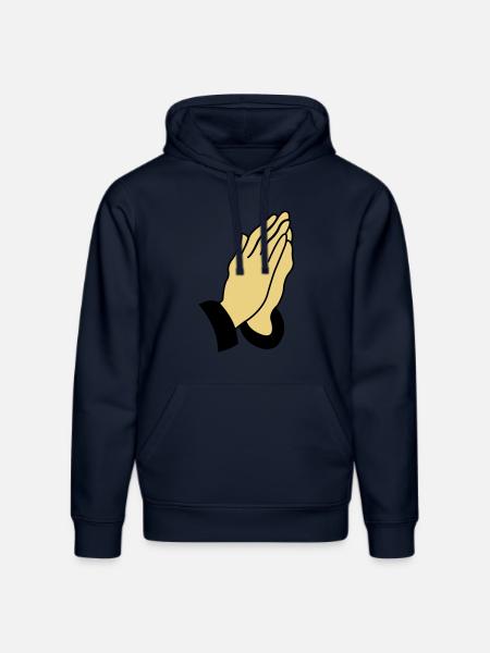 praying_hands_002 - Stanley/Stella Unisex Bio-Hoodie DRUMMER - French Navy