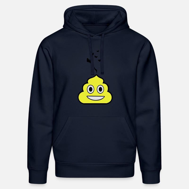 Grinsender Kackhaufen - Smiley - Stanley/Stella Unisex Bio-Hoodie DRUMMER - French Navy