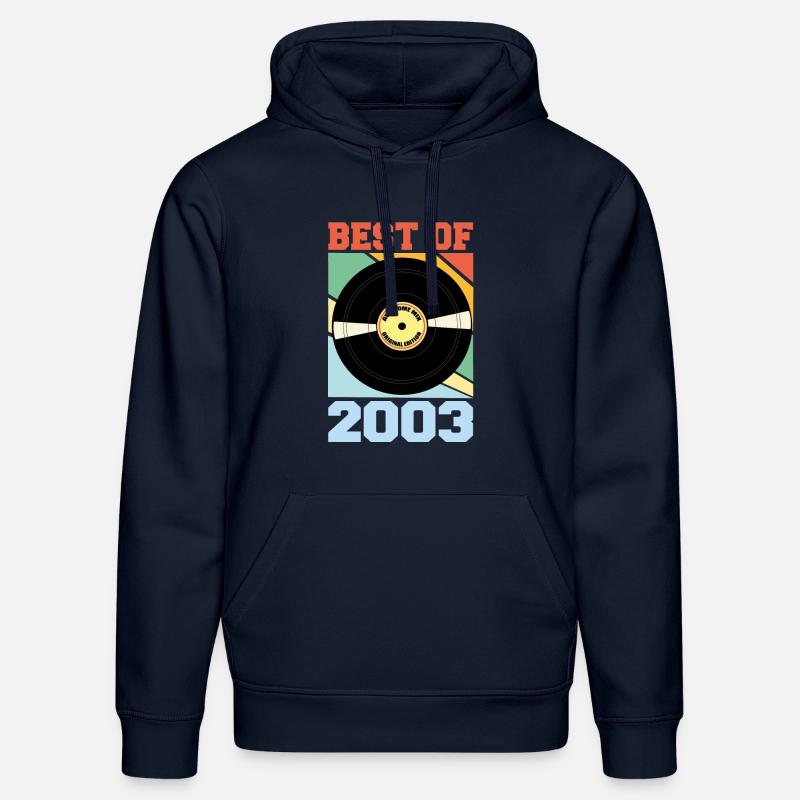Le meilleur de 2002 - Sweat à capuche bio DRUMMER Stanley/Stella Unisexe - bleu marine