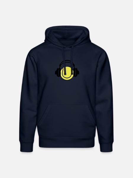 Kopfhörer-Kopfhörer DJ-Audio-Tennis - Stanley/Stella Unisex Bio-Hoodie DRUMMER - French Navy