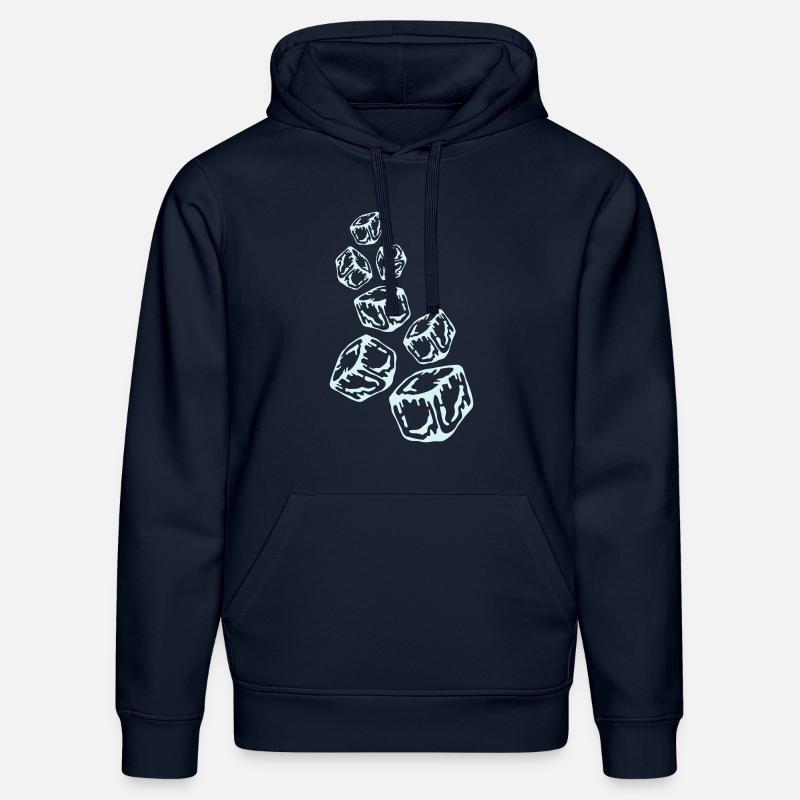 Ice Cubes Design - Stanley/Stella Unisex Bio-Hoodie DRUMMER  - French Navy