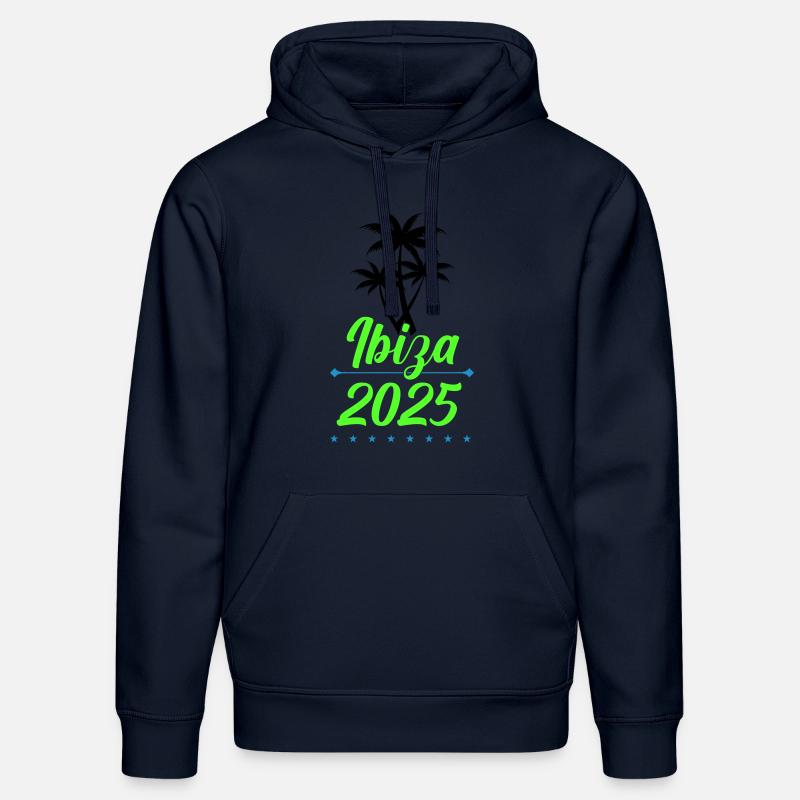 Ibiza 2025 - Sweat à capuche bio DRUMMER Stanley/Stella Unisexe - bleu marine