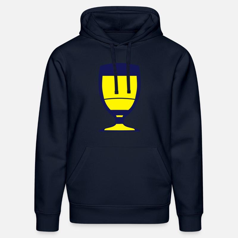 verre pastis alcool 712 - Sweat à capuche bio DRUMMER Stanley/Stella Unisexe - bleu marine