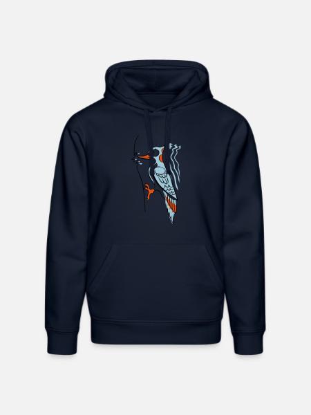 Specht hackt rum - Stanley/Stella Unisex Bio-Hoodie DRUMMER  - French Navy