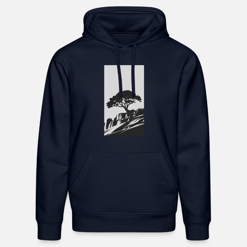 NPRH rq R - Sweat à capuche bio DRUMMER Stanley/Stella Unisexe - bleu marine