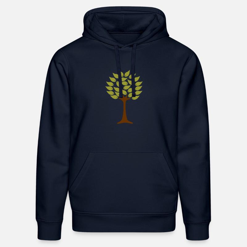 Arbre de Vie - Sweat à capuche bio DRUMMER Stanley/Stella Unisexe - bleu marine