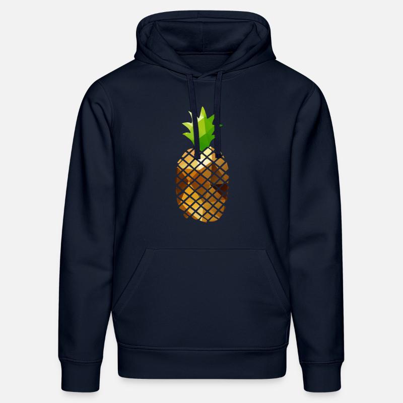 Pineapple (Low Poly) - Stanley/Stella Unisex Bio-Hoodie DRUMMER  - French Navy